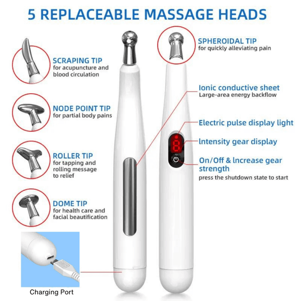 Rechargeable Electronic Laser Acupuncture Pen