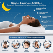 Memory Foam Pillow Set Bedtime Bundle