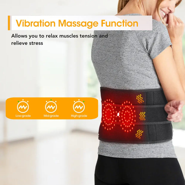 ThermaRelief Pro Electric Heated Waist Abdominal Massage Belt