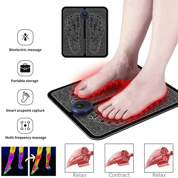 Intelligent Foot Massager Pad EMS
