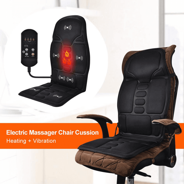 Full-Body Massage Chair Pad with Heat - Car Seat Massager