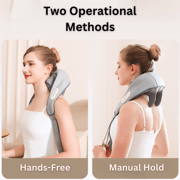 Smart Kneading Shiatsu Massager - 6D Shoulder and Neck Massage