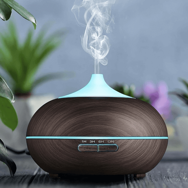 Aroma Diffuser 550mL with Led Light and Controller – Body Massager