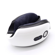 Portable smart eye massager folded to easily fitted inside of a bag.