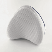 Orthopedic leg pillow for total hip alignment and knee support.