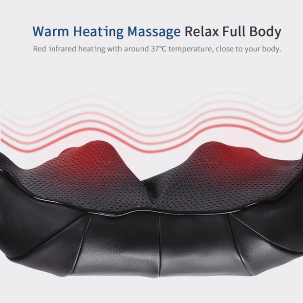 Premium Heated U Shape Shiatsu Neck & Shoulder Massager