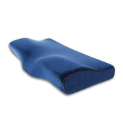 Contoured Orthopedic Memory Foam Pillow for Neck Pain - Body Massager 