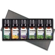 Essential Oils Gift Set - 6 Pack Natural Essential Oil - Body Massager 