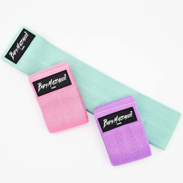 Fabric Resistance Bands Set - Booty Bands Set - Body Massager 
